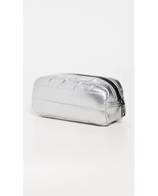 Think Royln タッチ Up キャリーオール エッセンシャルズ コスメティックバッグ Pearl Silver - サムネイル4