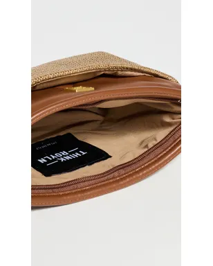 Think Royln バムバッグ 2.0 サンドデューン ラフィア/モカ Luxe - サムネイル6