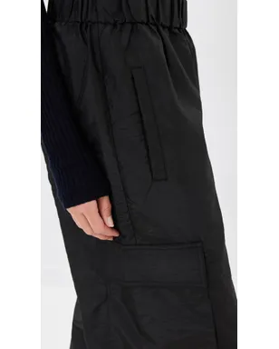 Tibi クリスピー ナイロン プルオン ジョガー ブラック - サムネイル6