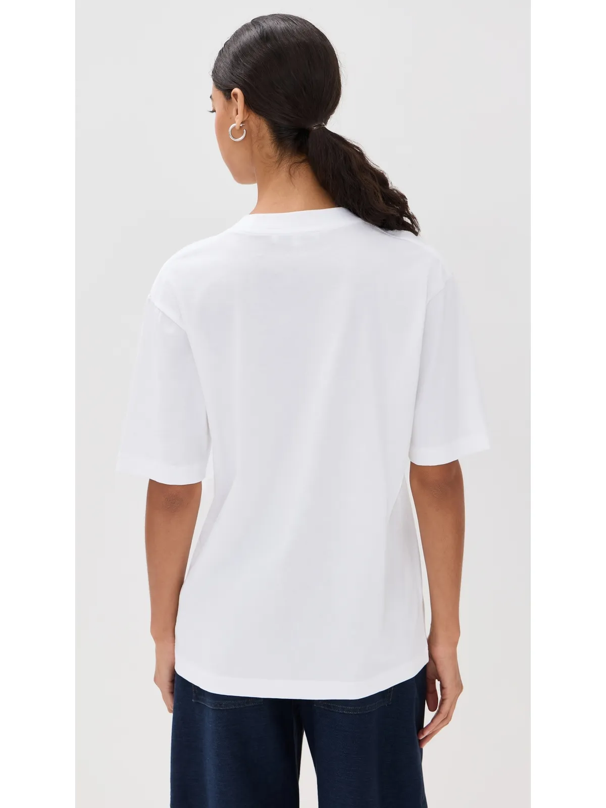 Tibi プログラム モックネック Tシャツ - 画像3