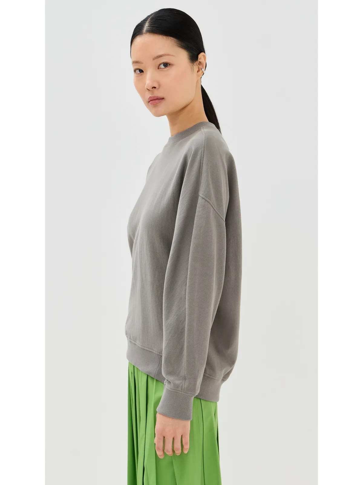 Tibi ライトウェイト クルーネック スウェットシャツ - 画像5
