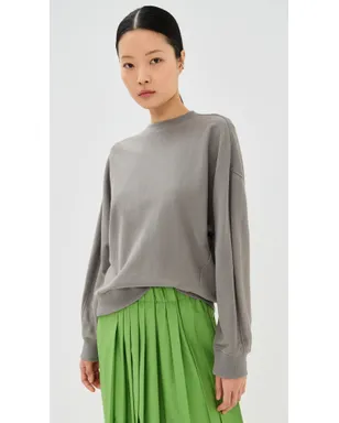Tibi ライトウェイト クルーネック スウェットシャツ - サムネイル3