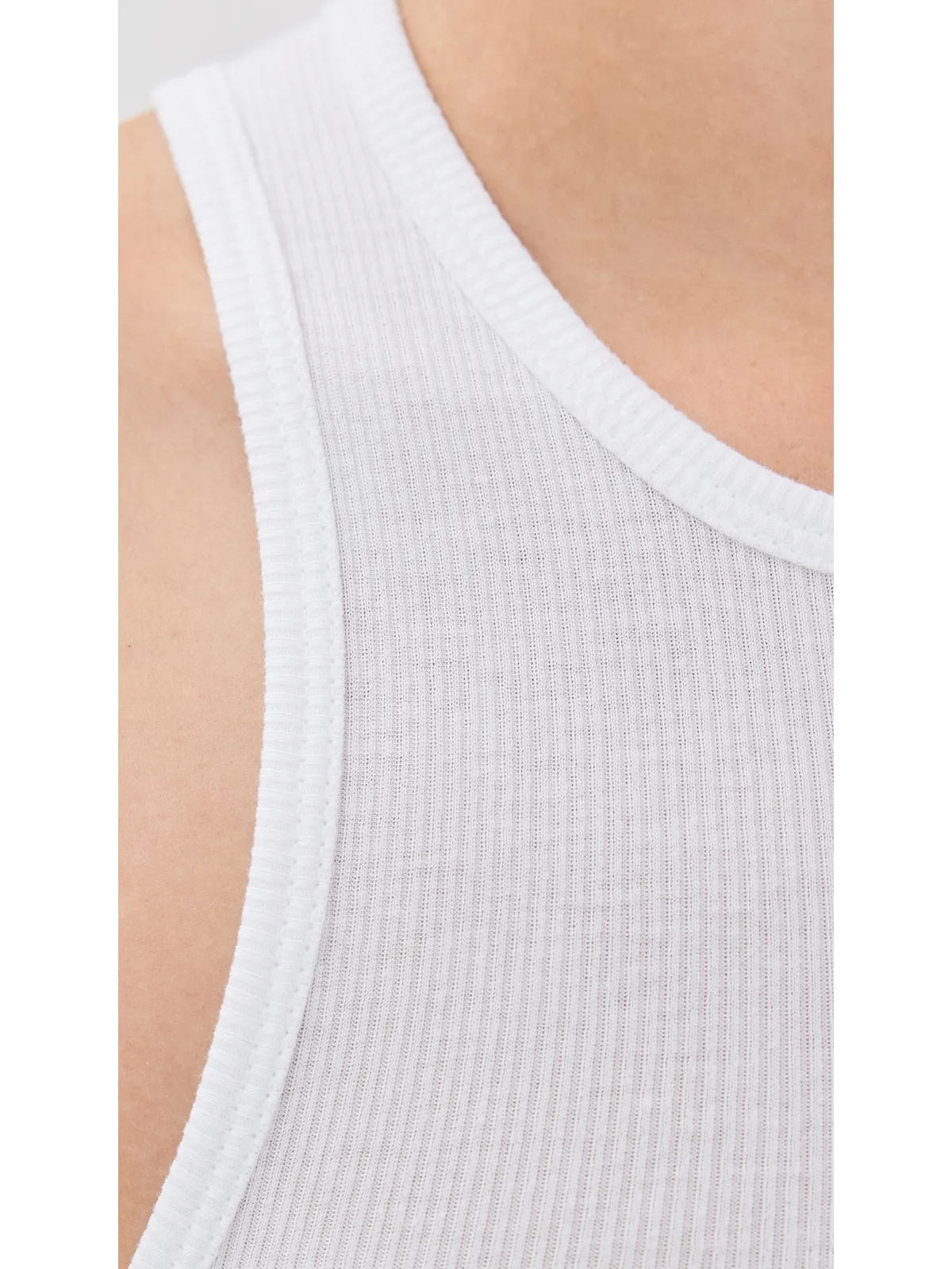Tibi サーキュラーファインリブTタンクトップ - 画像6