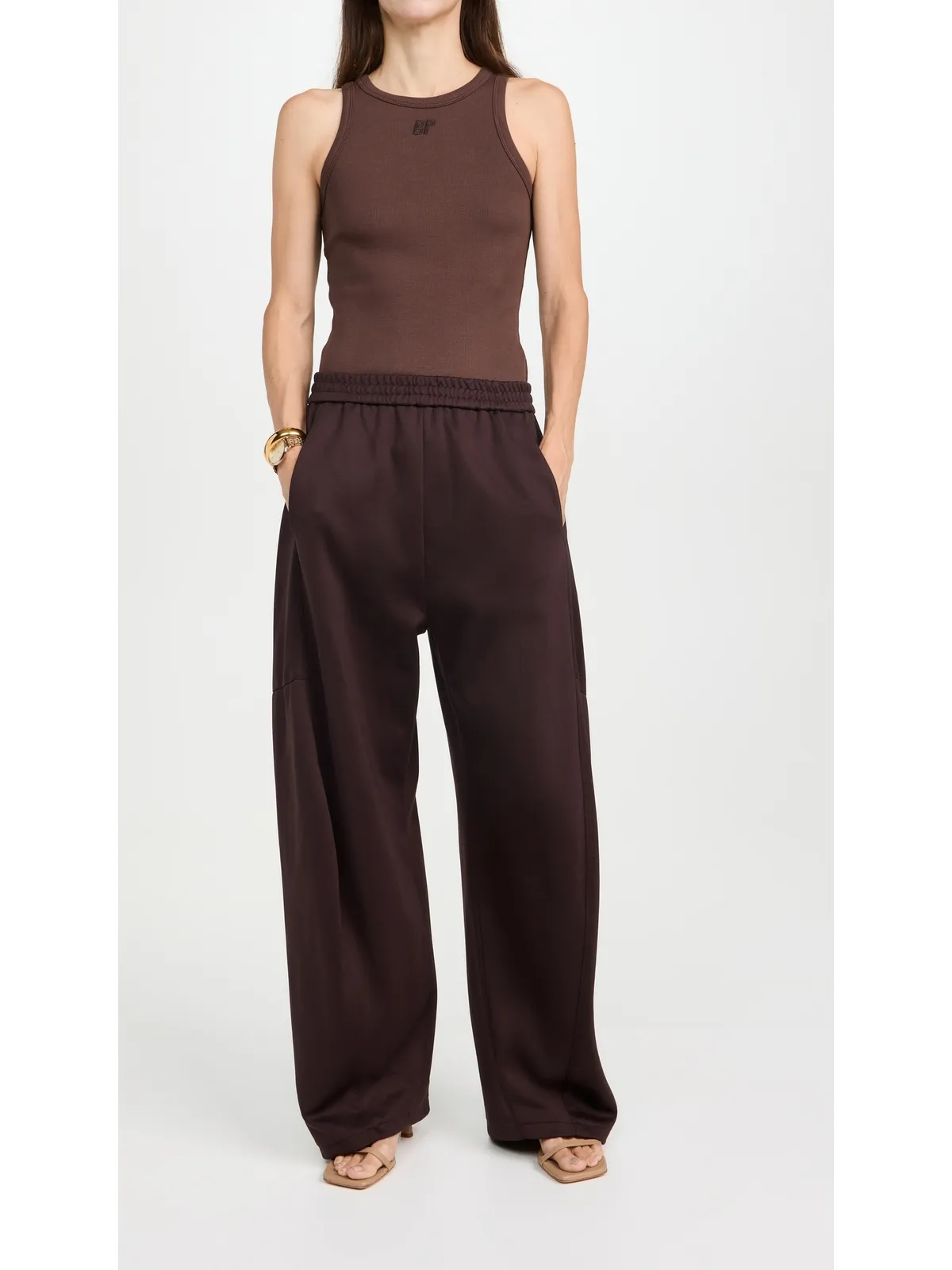 Tibi ペティート アクティブニット ウィンスロー パンツ - 画像5