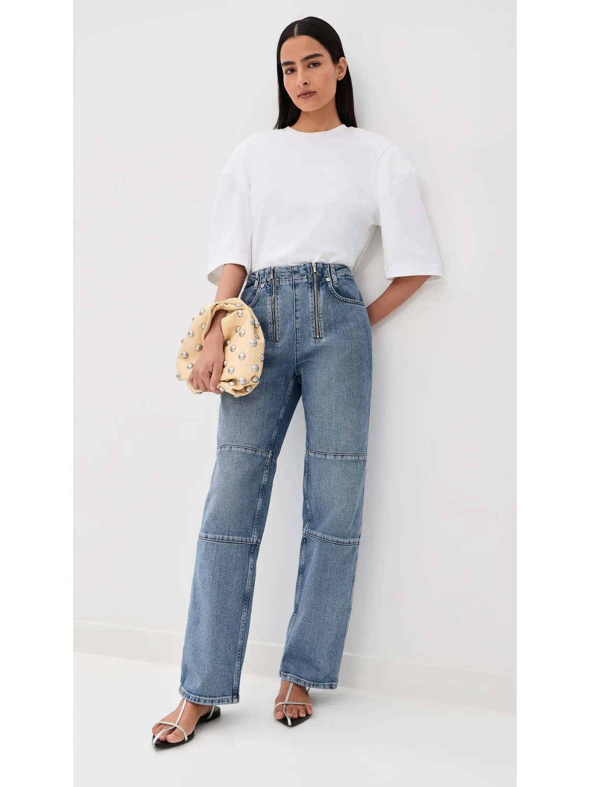 Tibi クラシックウォッシュデニム Fischer ジーンズ - 画像5