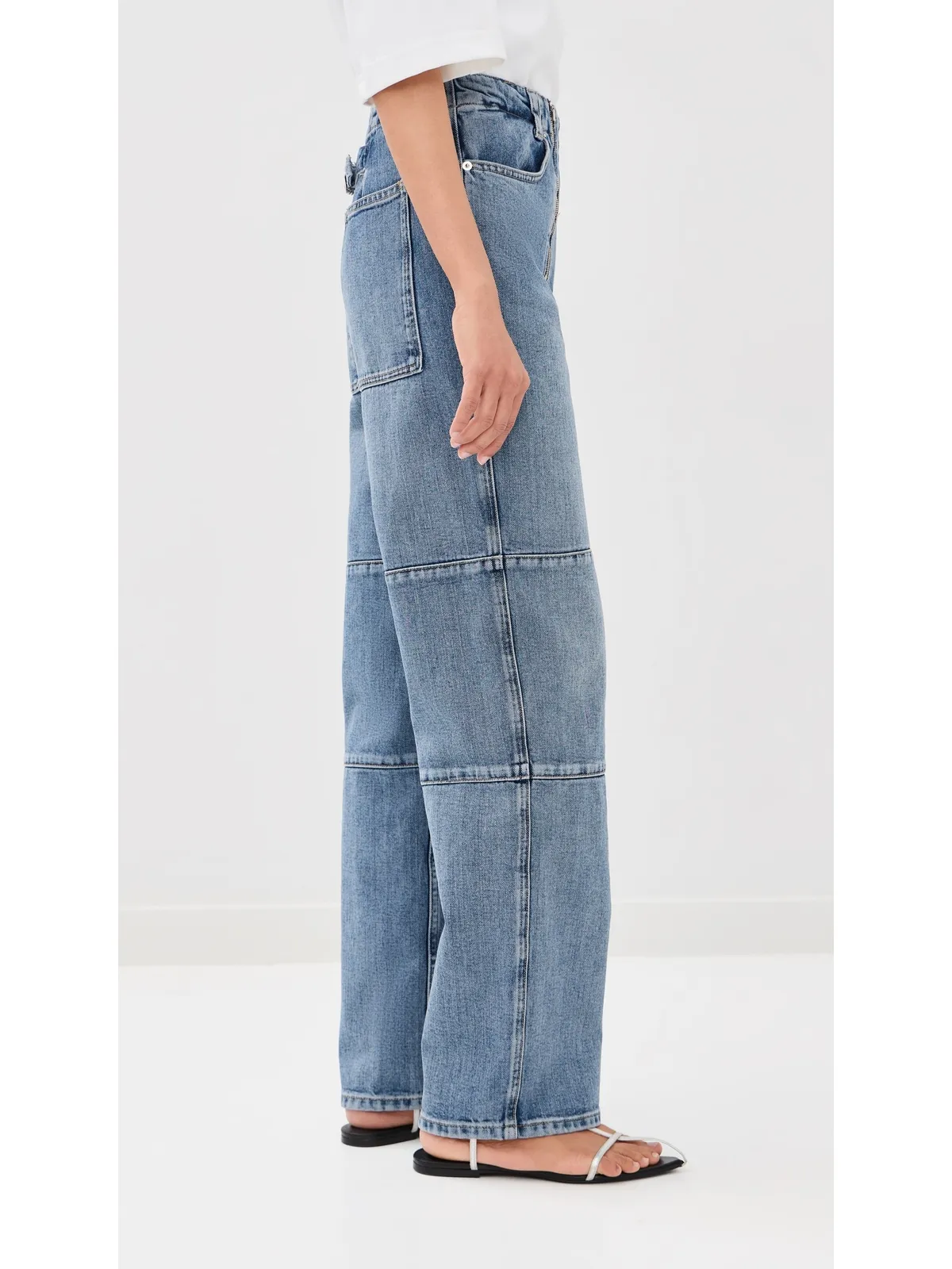 Tibi クラシックウォッシュデニム Fischer ジーンズ - 画像4