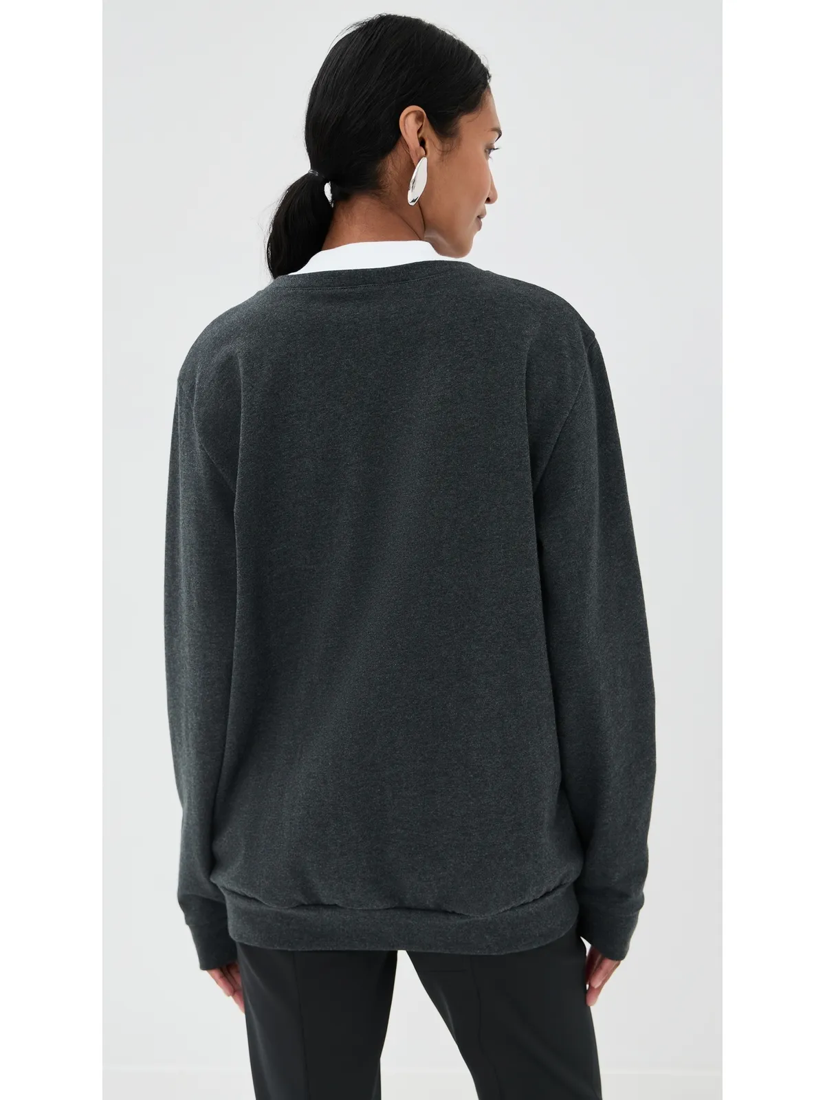 Tibi ティビー T-Shirt Trompe L'oeil Top - 画像3