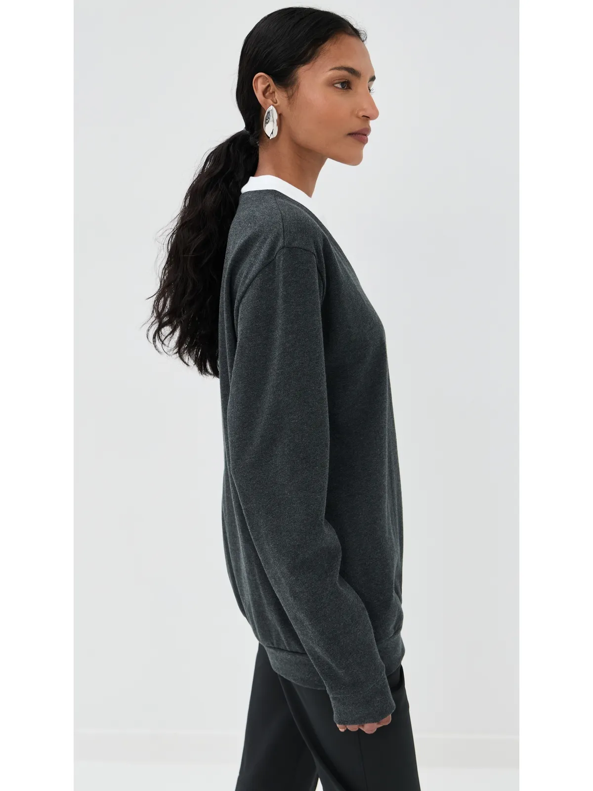 Tibi ティビー T-Shirt Trompe L'oeil Top - 画像4