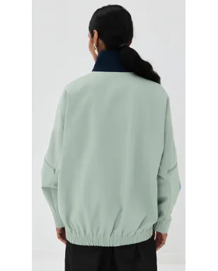 Tibi コンパクト テックニット ボンバー ジャケット（ライトグレー系マルチ） - サムネイル3