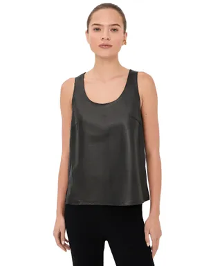 Tibi 軽量レザー タンクトップ - サムネイル1