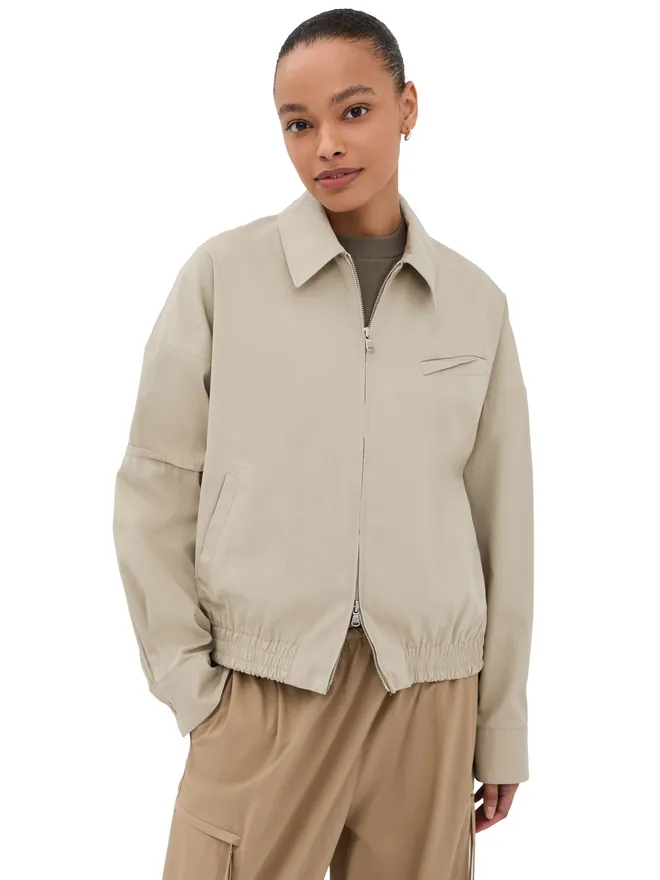 Tibi Tibi トープ色 春ツイル ボンバージャケットの商品画像
