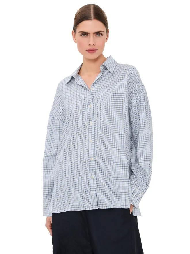 Tibi Tibi Linus チェック柄オーバーサイズシャツの商品画像