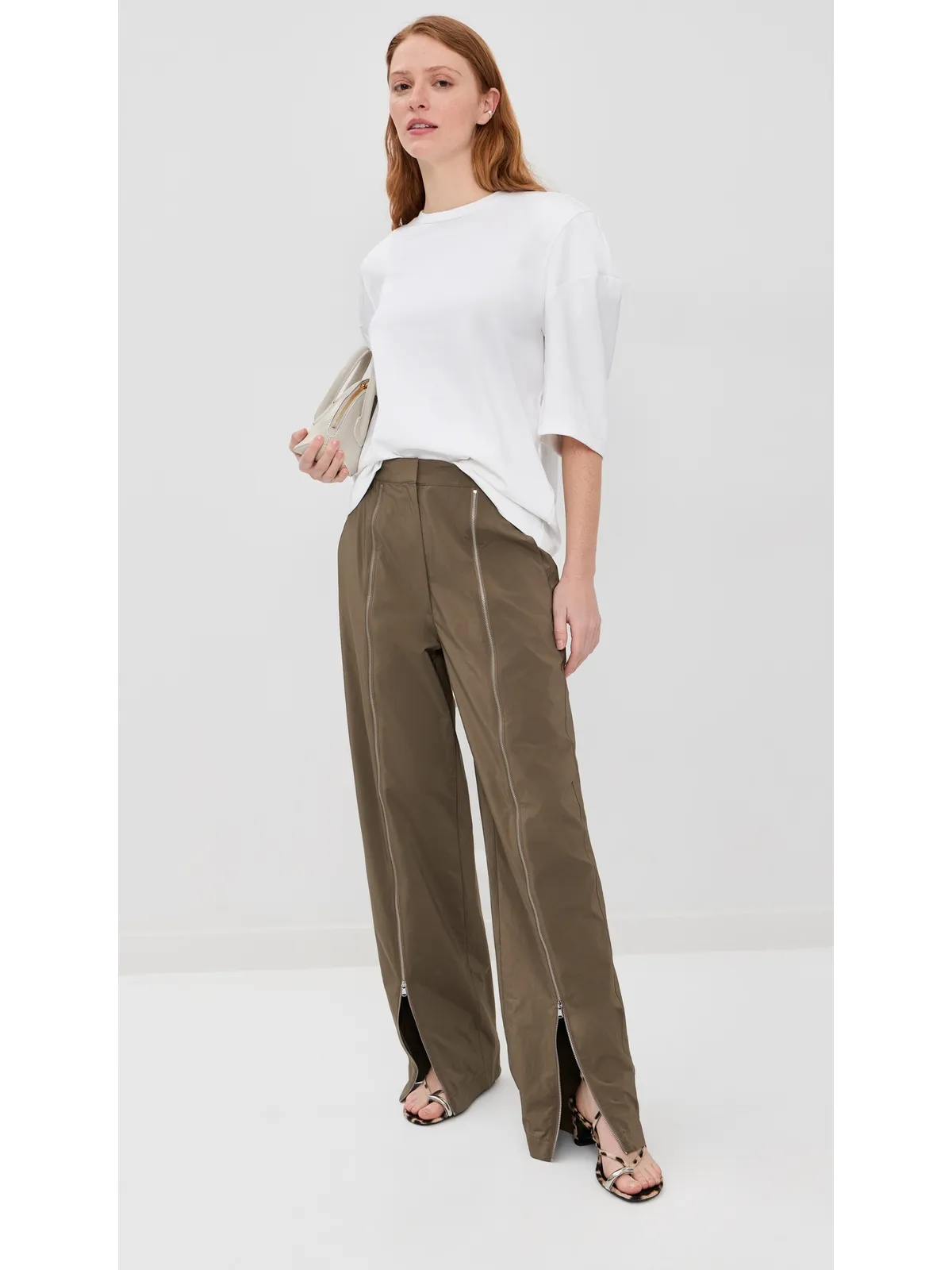 Tibi パーフェクト ヒンジドスリーブ Tシャツ - 画像2
