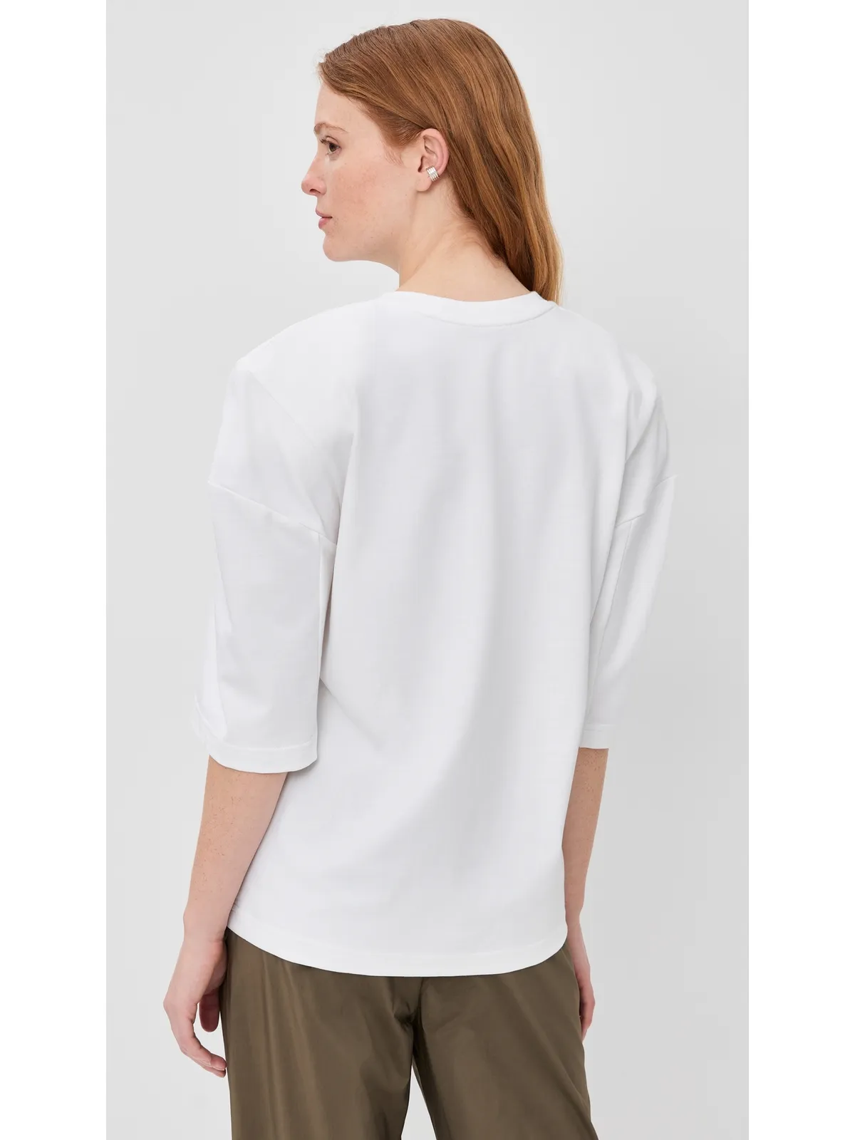 Tibi パーフェクト ヒンジドスリーブ Tシャツ - 画像4