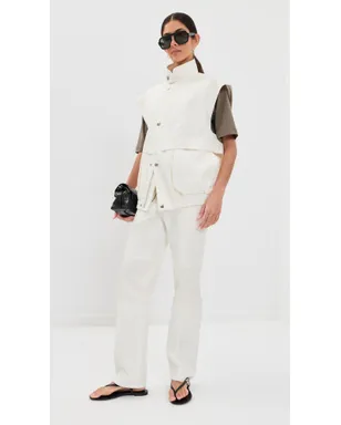 Tibi パッチワークツイル スリッカー ジャケット ホワイト - サムネイル5