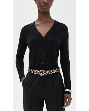 Tibi クラシック ポニーヘア レザー ベルト レオパード柄 - サムネイル3