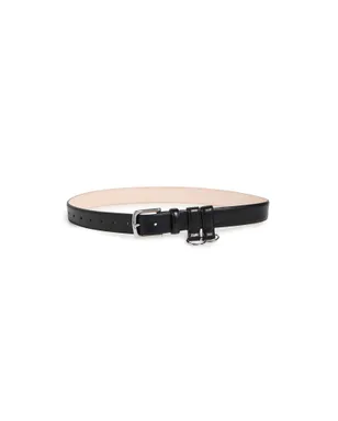 Tibi クラシック リング・ハードウェア レザー ベルト - サムネイル1