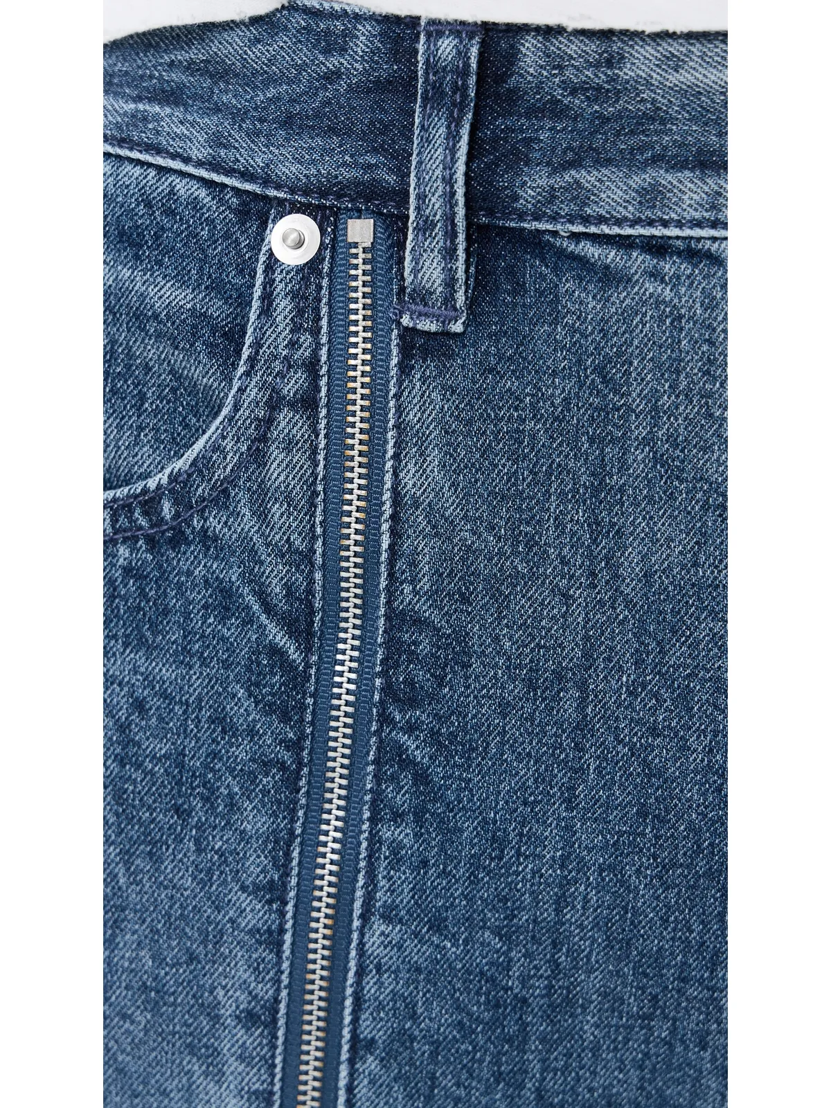 Tibi ジッパー付きデニムジョガー（クラシックブルー） - 画像6