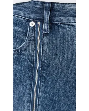 Tibi ジッパー付きデニムジョガー（クラシックブルー） - サムネイル6