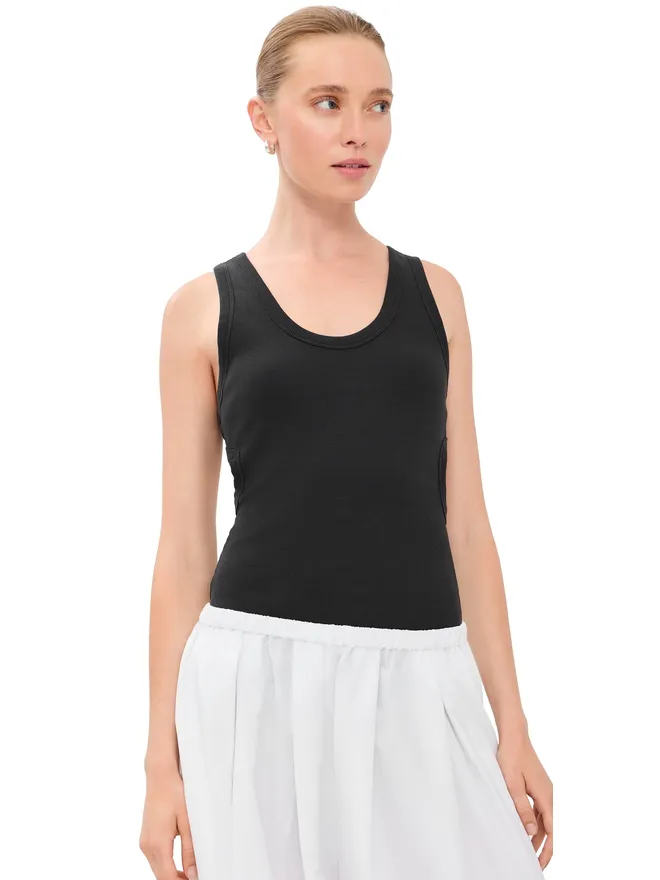 Tibi Tibi リブ編みT レーサーバック タンクトップの商品画像