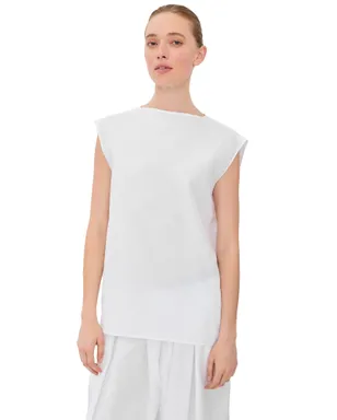 Tibi 夏のナイロン ノースリーブ コクーントップ - サムネイル1