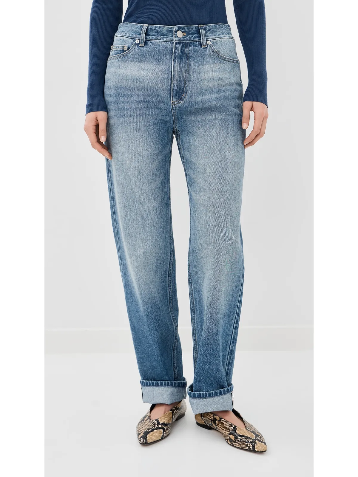 Tibi セルベージデニム5ポケット アレックジーンズ - 画像2