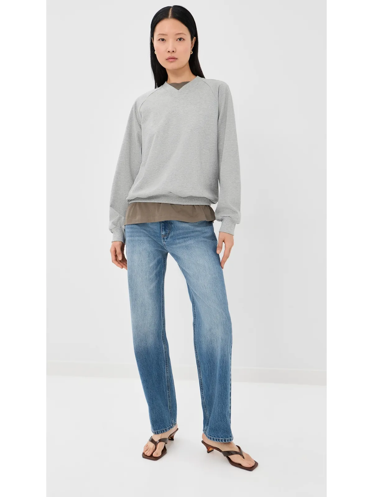 Tibi パーフェクト スウェットシャツ ヴィンテージ - 画像5