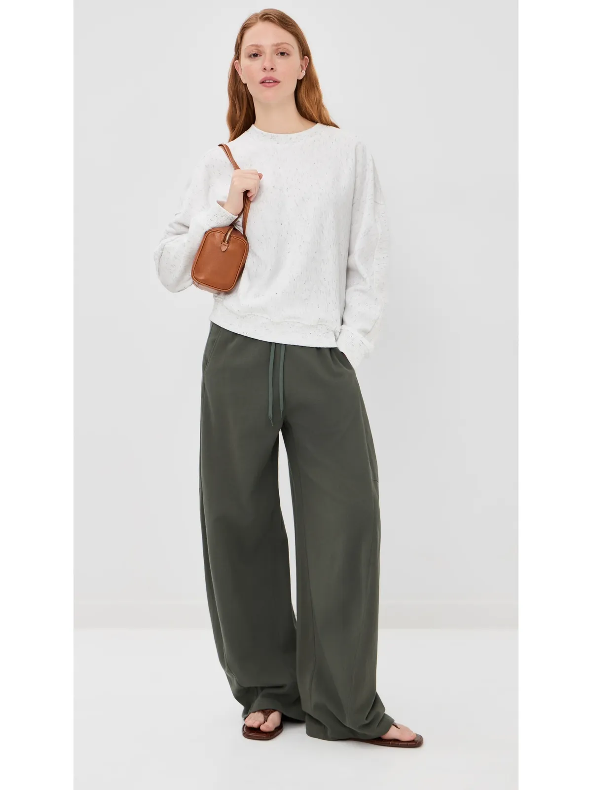 Tibi スプリングツイーディー スウェットシーティング クルーネック セーター - 画像5
