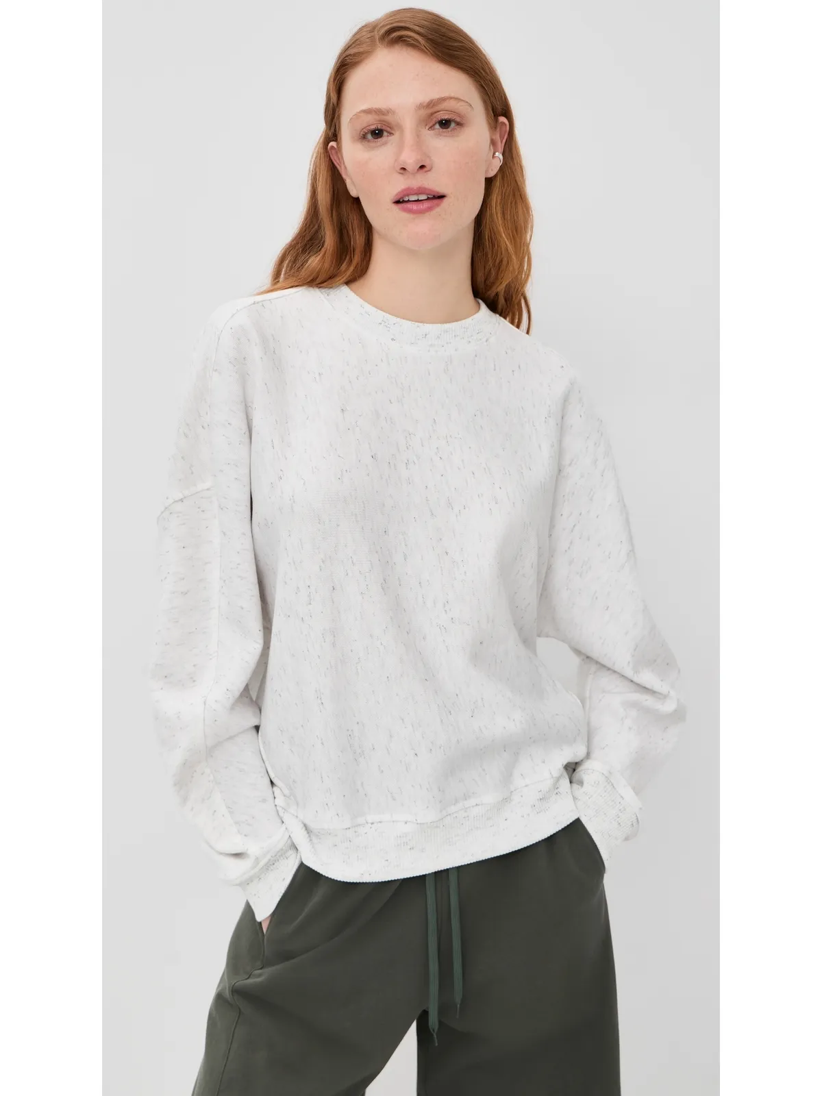 Tibi スプリングツイーディー スウェットシーティング クルーネック セーター - 画像2