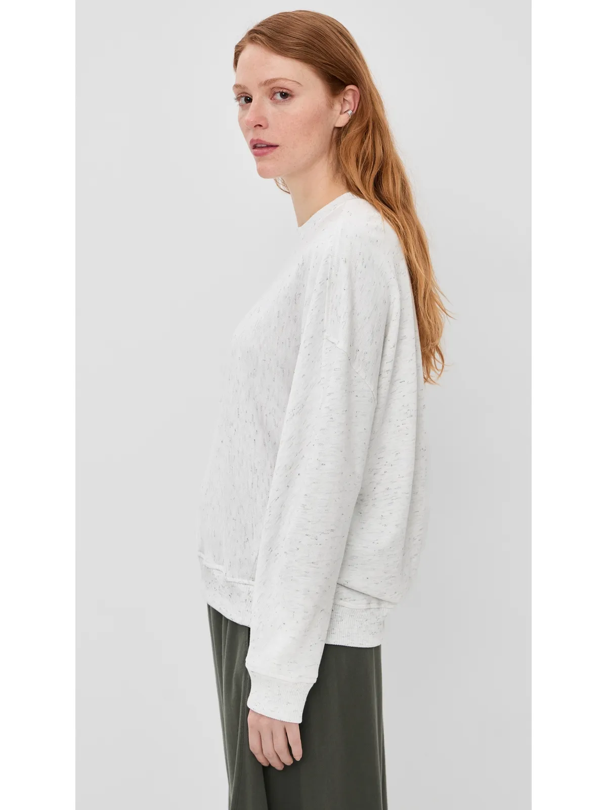 Tibi スプリングツイーディー スウェットシーティング クルーネック セーター - 画像4