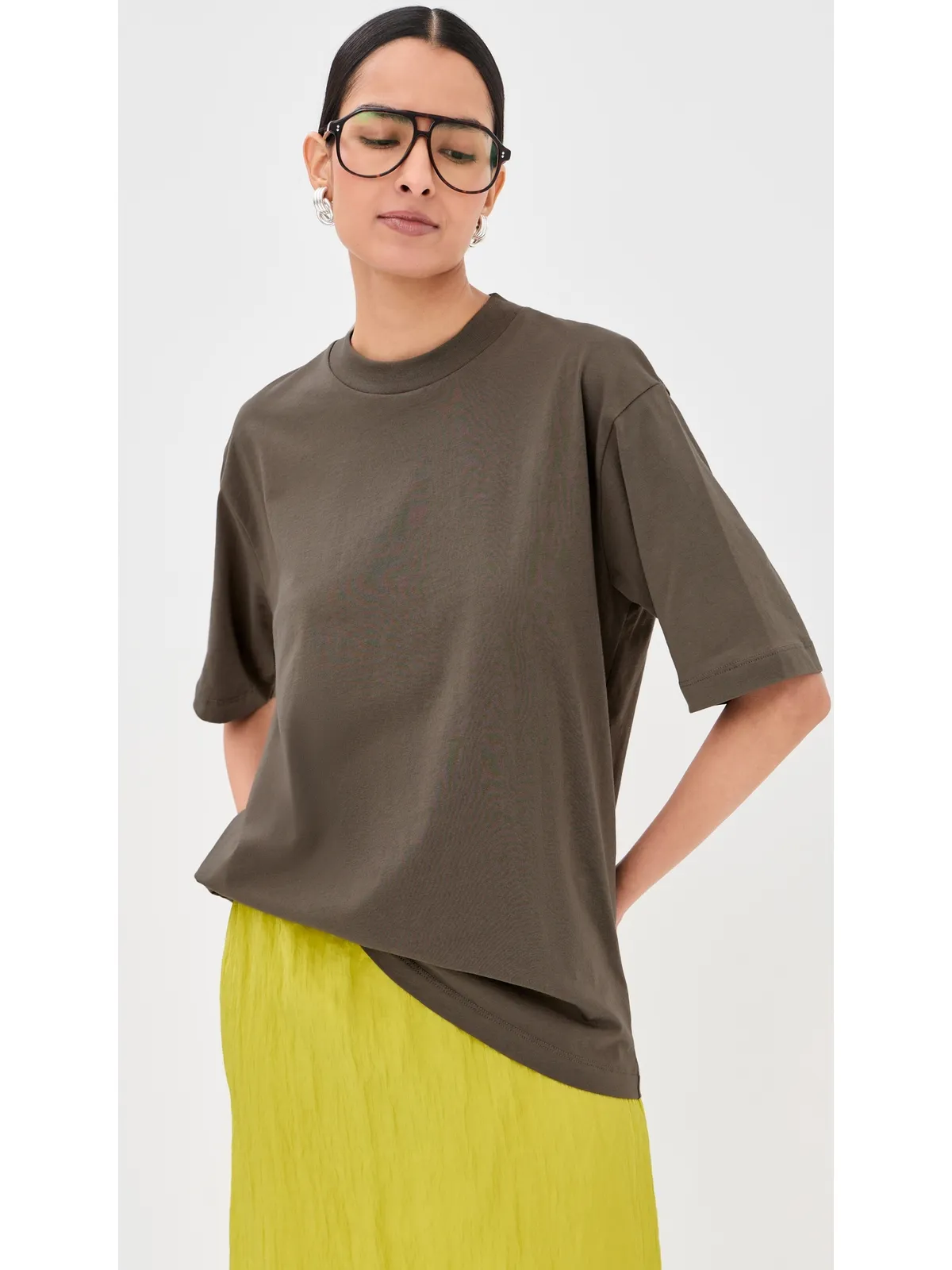 Tibi モックネックTシャツ デューン - 画像2