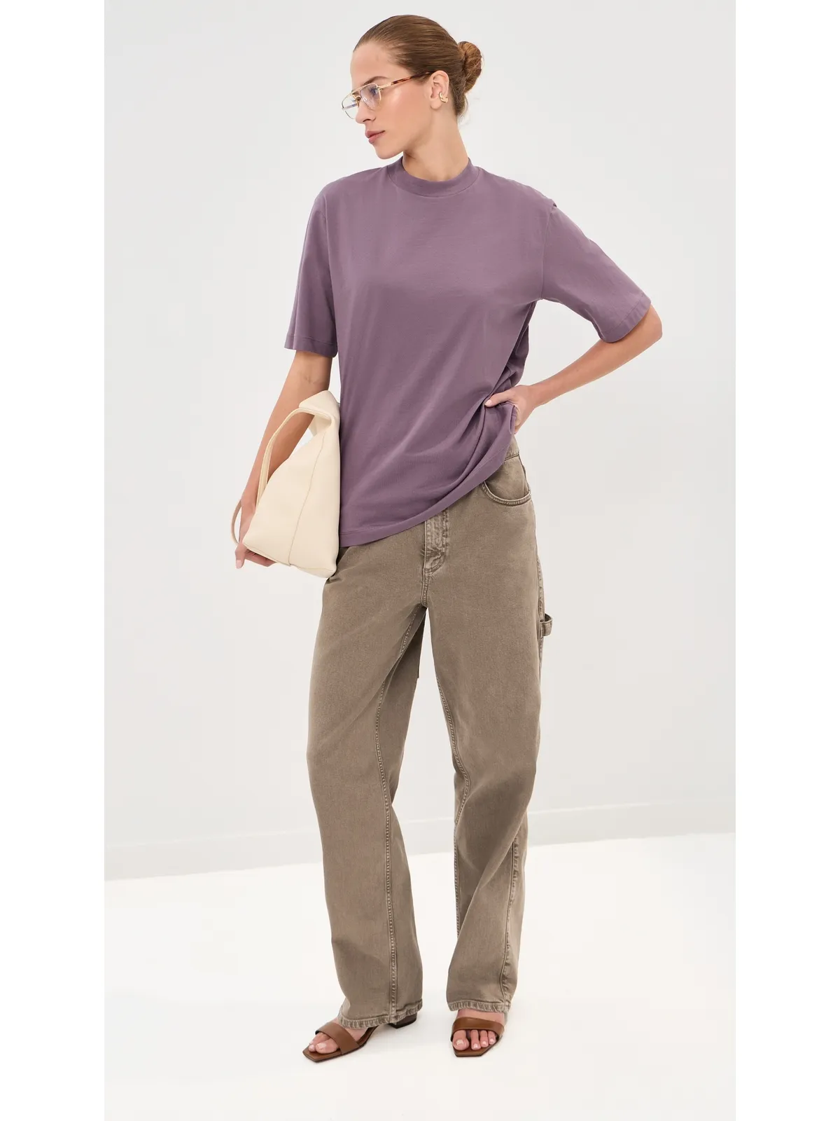 Tibi モックネックTシャツ - 画像5