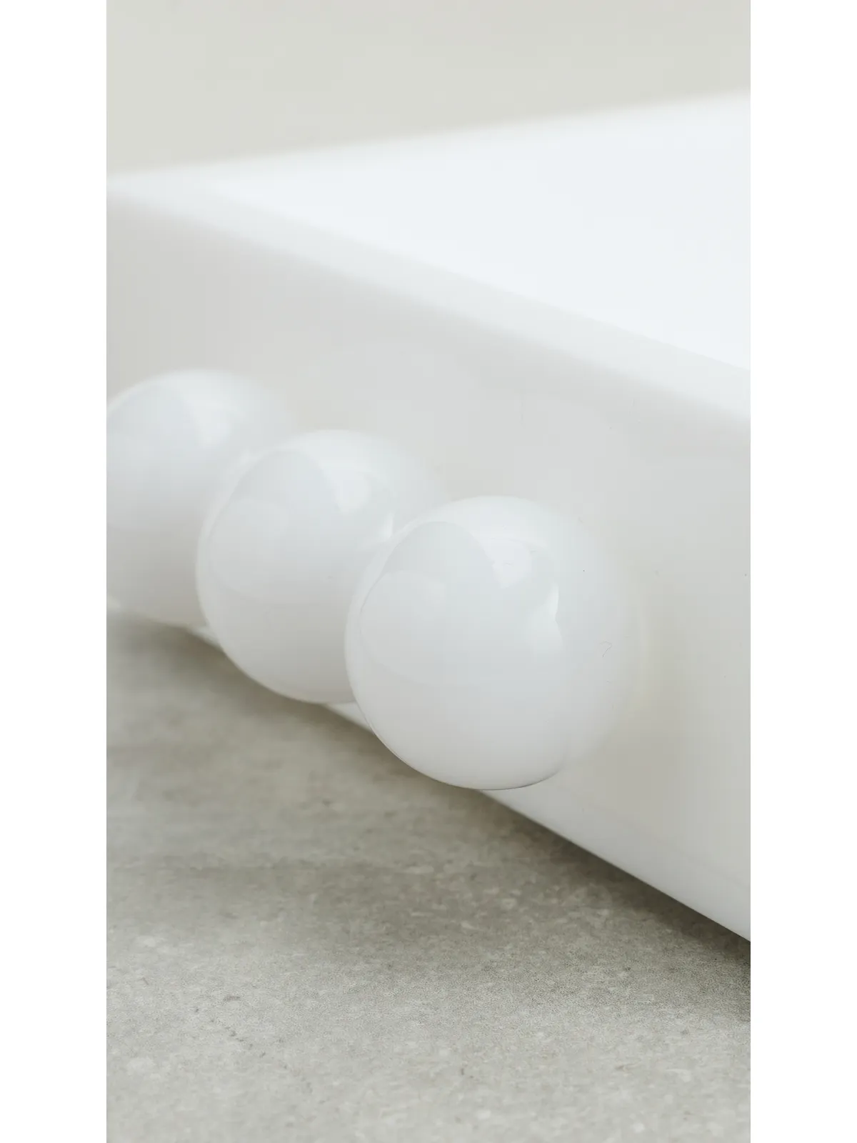 Tizo Design アクリル タオルナプキンホルダー ボールハンドル付き - 画像4