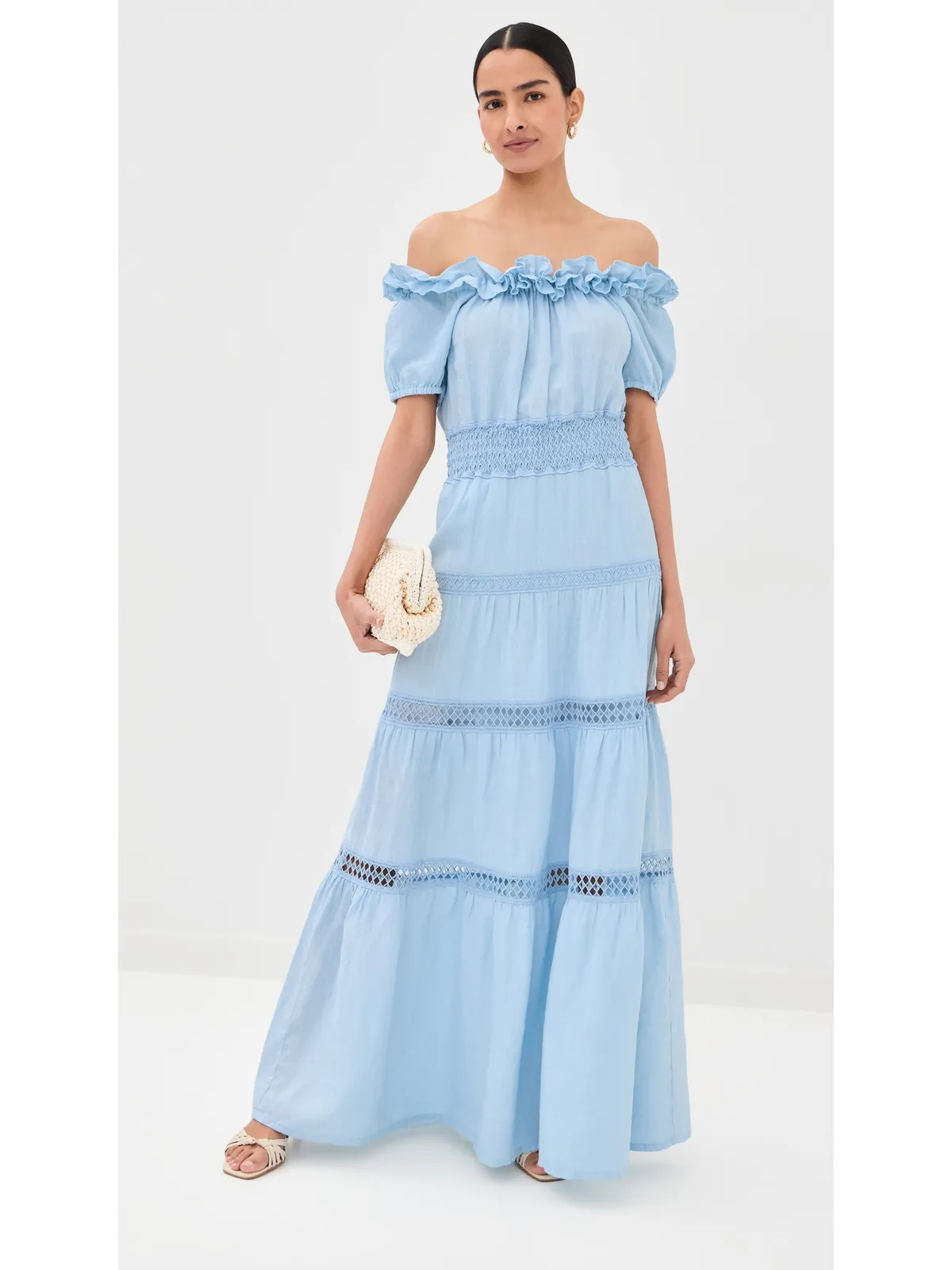 Temptation Positano Angara Linen Dress - 画像5