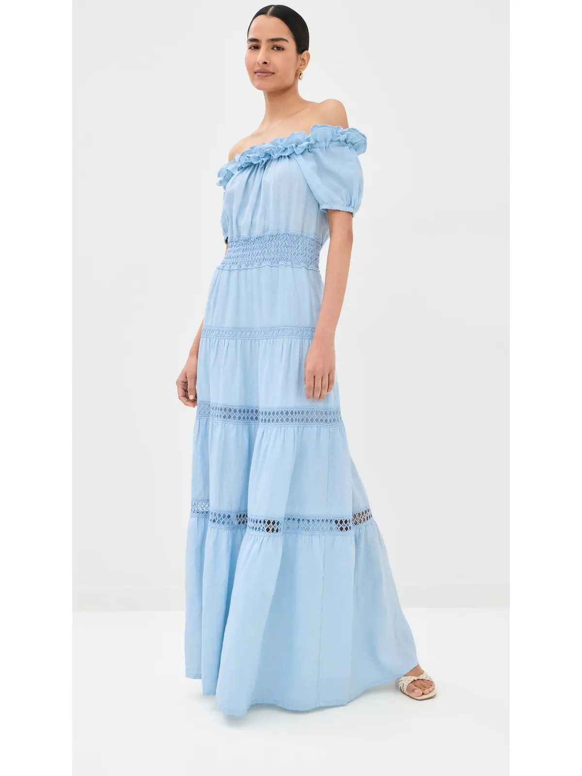 Temptation Positano Angara Linen Dress - 画像2