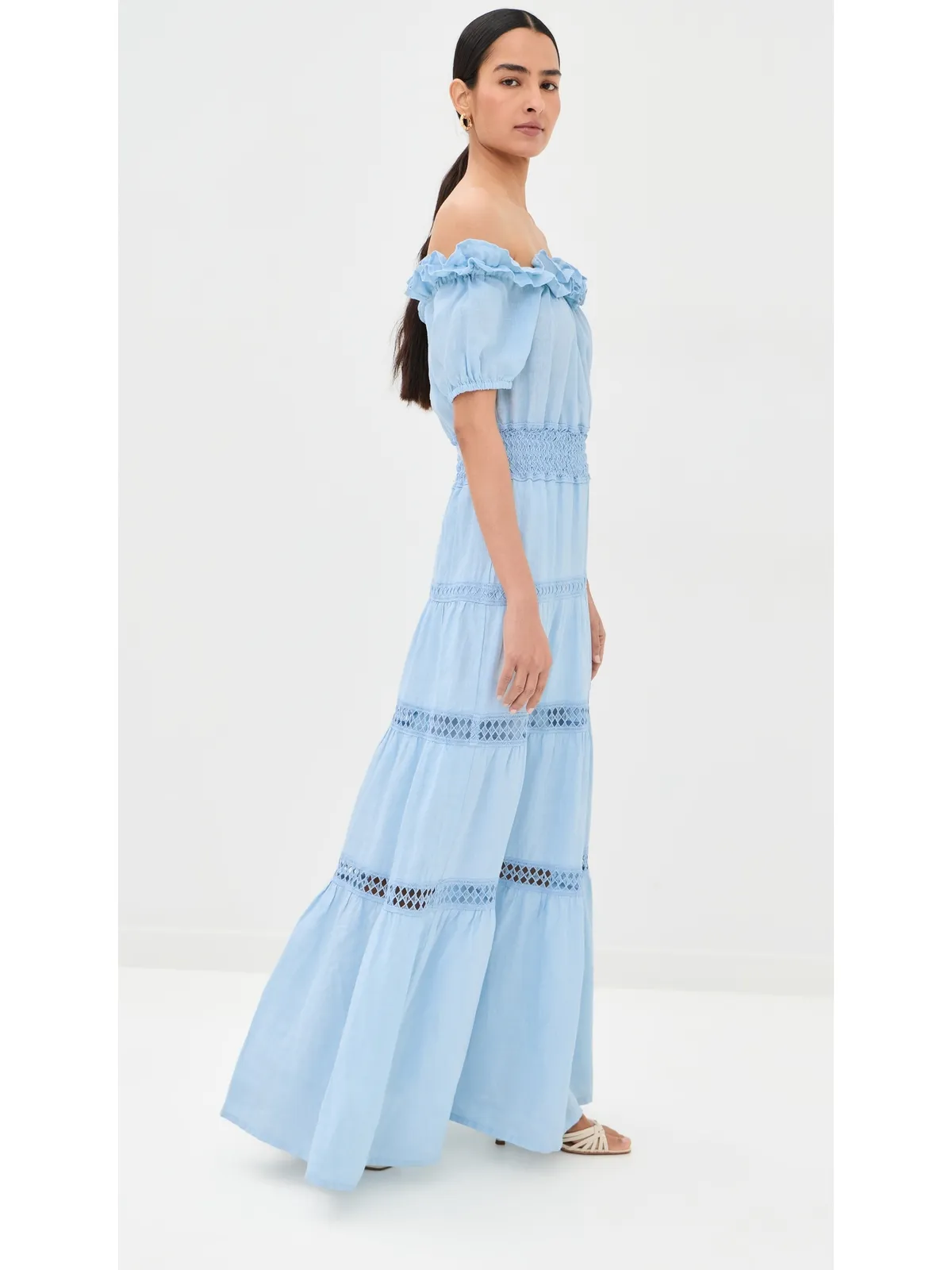 Temptation Positano Angara Linen Dress - 画像4