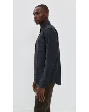 Taylor Stitch CPOシャツ ヘザー Slate ツイル - サムネイル4