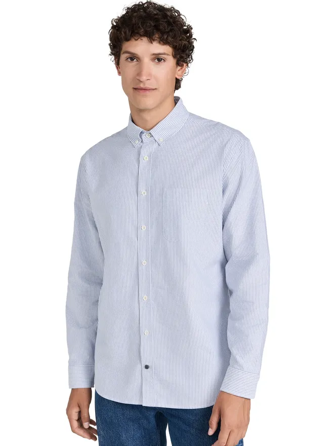 Taylor Stitch Taylor Stitch ジャック オックスフォードシャツ ネイビー ユニバーシティストライプの商品画像
