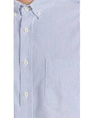 Taylor Stitch ジャック オックスフォードシャツ ネイビー ユニバーシティストライプ - サムネイル6