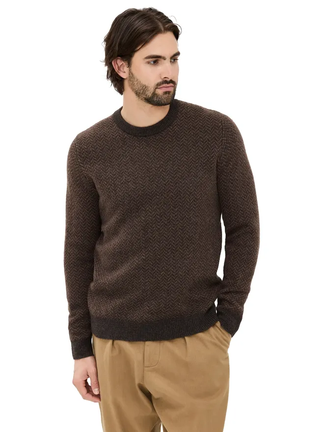Taylor Stitch Taylor Stitch エディ ヘリンボーン クルーネック セーターの商品画像