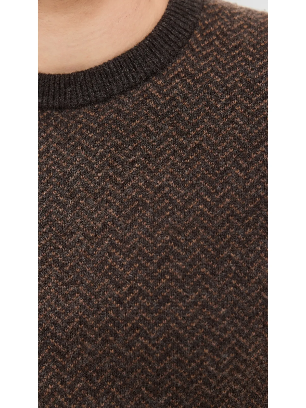 Taylor Stitch エディ ヘリンボーン クルーネック セーター - 画像6