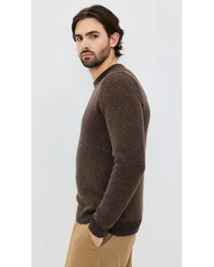 Taylor Stitch エディ ヘリンボーン クルーネック セーター - サムネイル4
