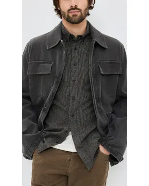 Taylor Stitch 千鳥格子シャツ ダークフォレスト - サムネイル5