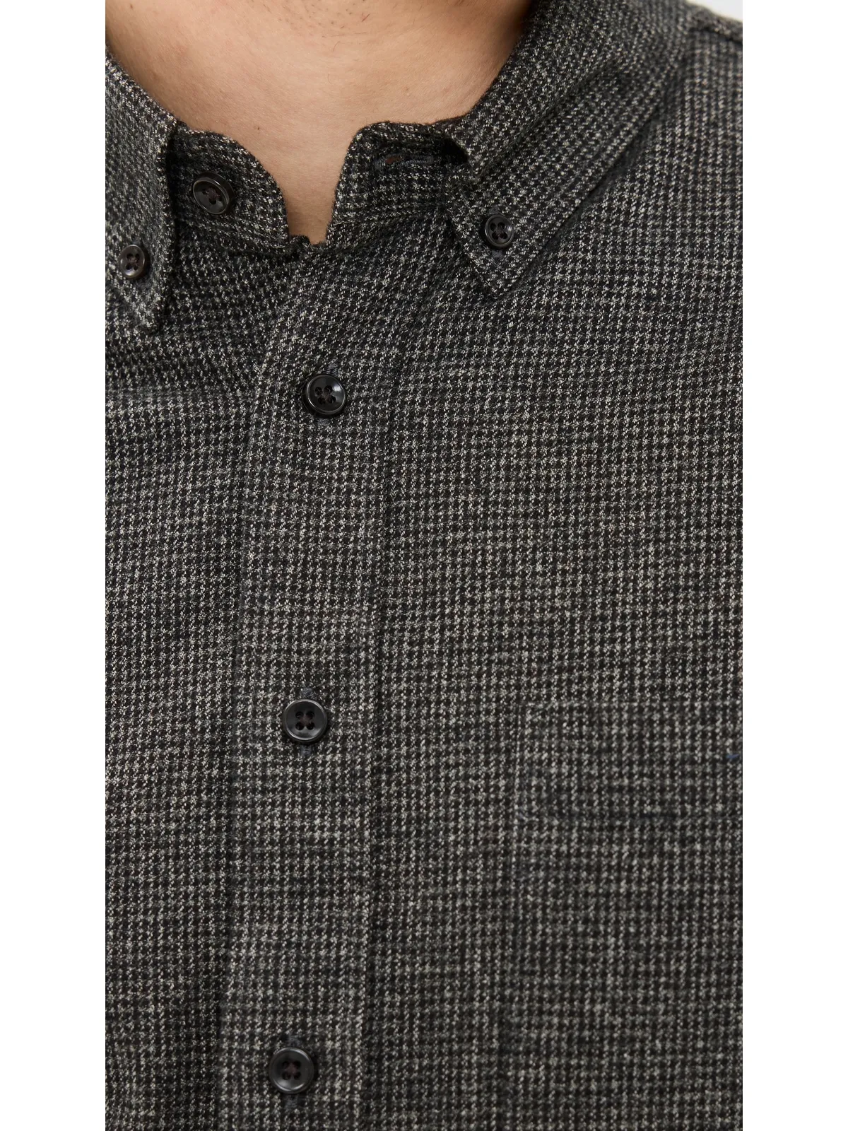 Taylor Stitch 千鳥格子シャツ ダークフォレスト - 画像6