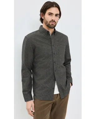 Taylor Stitch 千鳥格子シャツ ダークフォレスト - サムネイル2