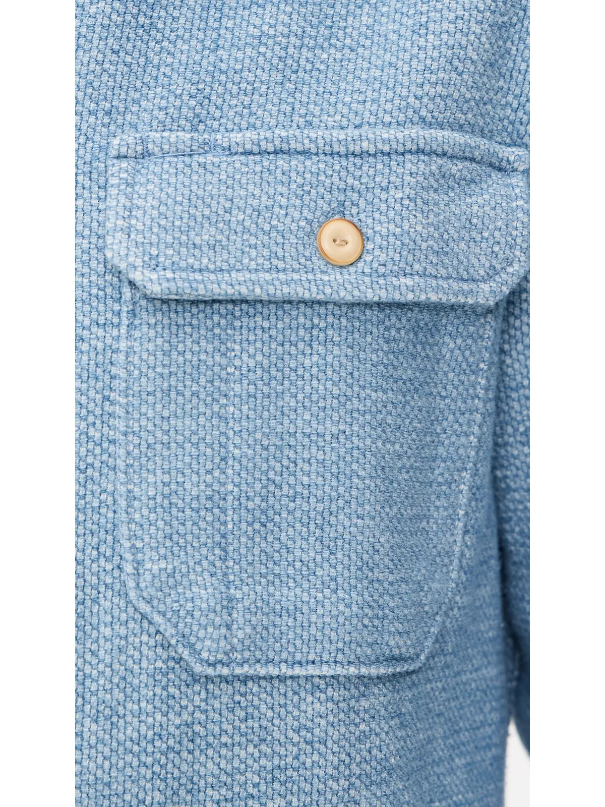 Taylor Stitch ディビジョン シャツ ウォッシュドインディゴ - 画像6