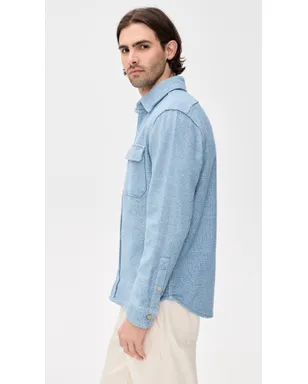 Taylor Stitch ディビジョン シャツ ウォッシュドインディゴ - サムネイル4