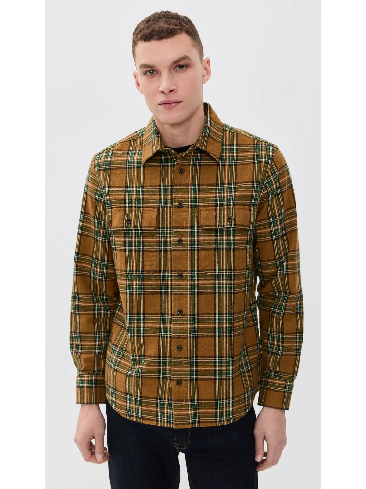 Taylor Stitch The Craftsman Plaid Shirt Fern Plaid - 画像2