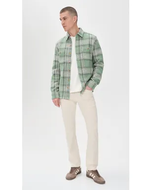 Taylor Stitch カッターオーバーシャツ セージプレイド - サムネイル5