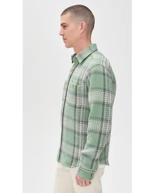 Taylor Stitch カッターオーバーシャツ セージプレイド - サムネイル4
